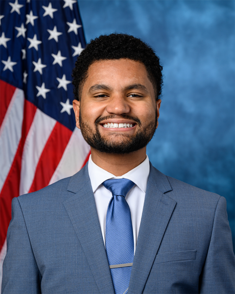 Rep Maxwell Frost's official portrait