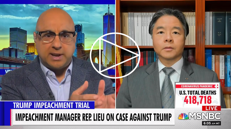 Rep. Ted Lieu on MSNBC