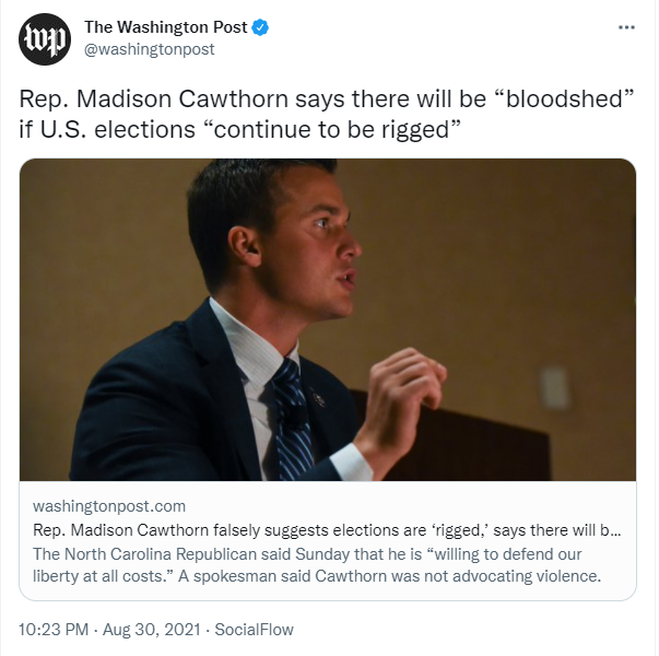 WaPo Tweet
